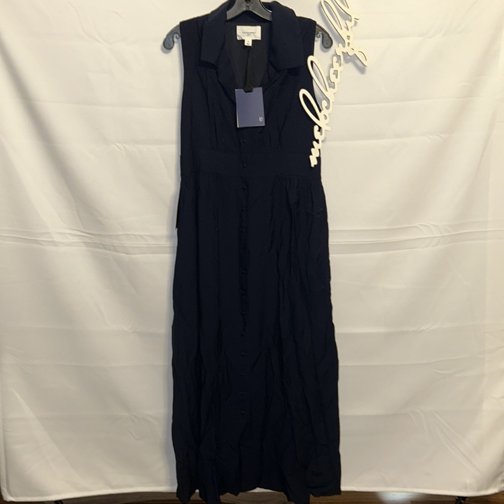 POMANDER PLACE

Navy Sleeveless Noelle Maxi Dress - Picture 6 of 11